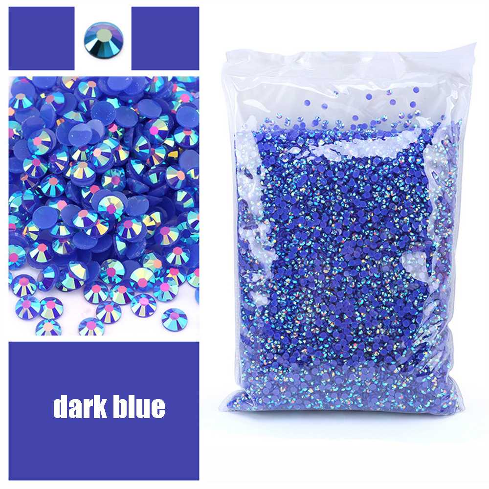 Resin Art Quantity - Strass de Resina Azul Escuro, Não