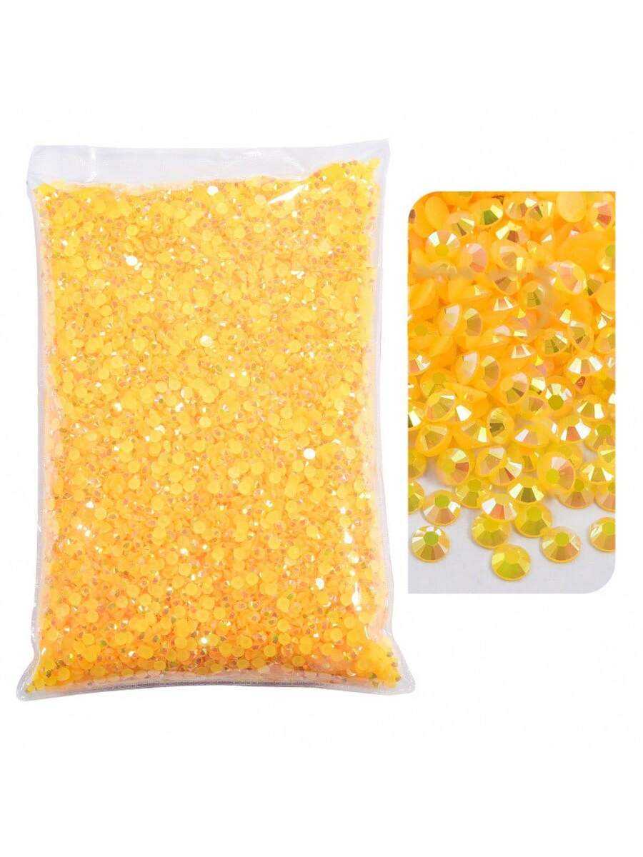 Resin Art Quantity - Strass de Resina Rosa Flatback, Não
