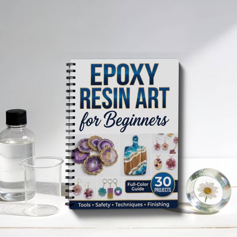 Resin Art Learning - Manual de Arte com Resina Epóxi: