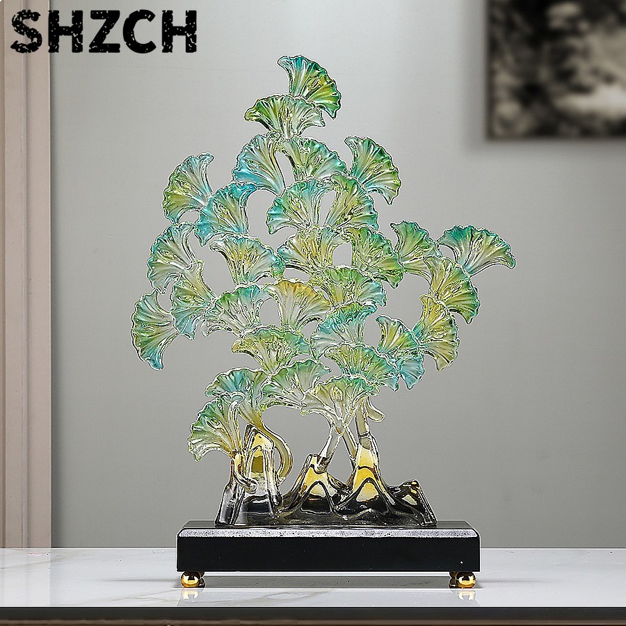 Resin Art Sculptures - Escultura de Resina de Ginkgo Fa