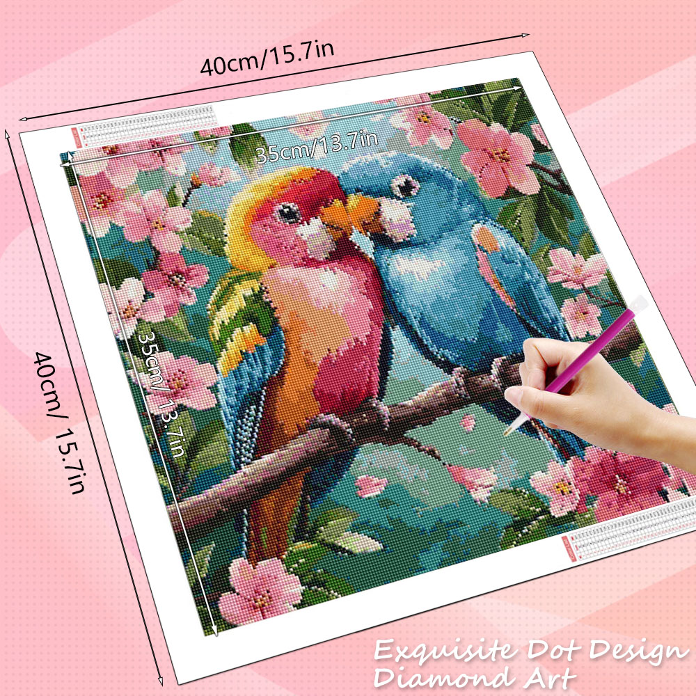 Huacan pintura diamante pássar - Resin Art Rose avaliação e preço