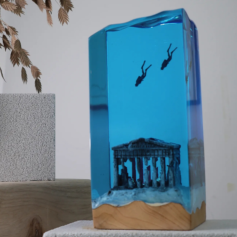 NOVO: Decorações de Arte Marin - Resin Art Table Top avaliação e preço