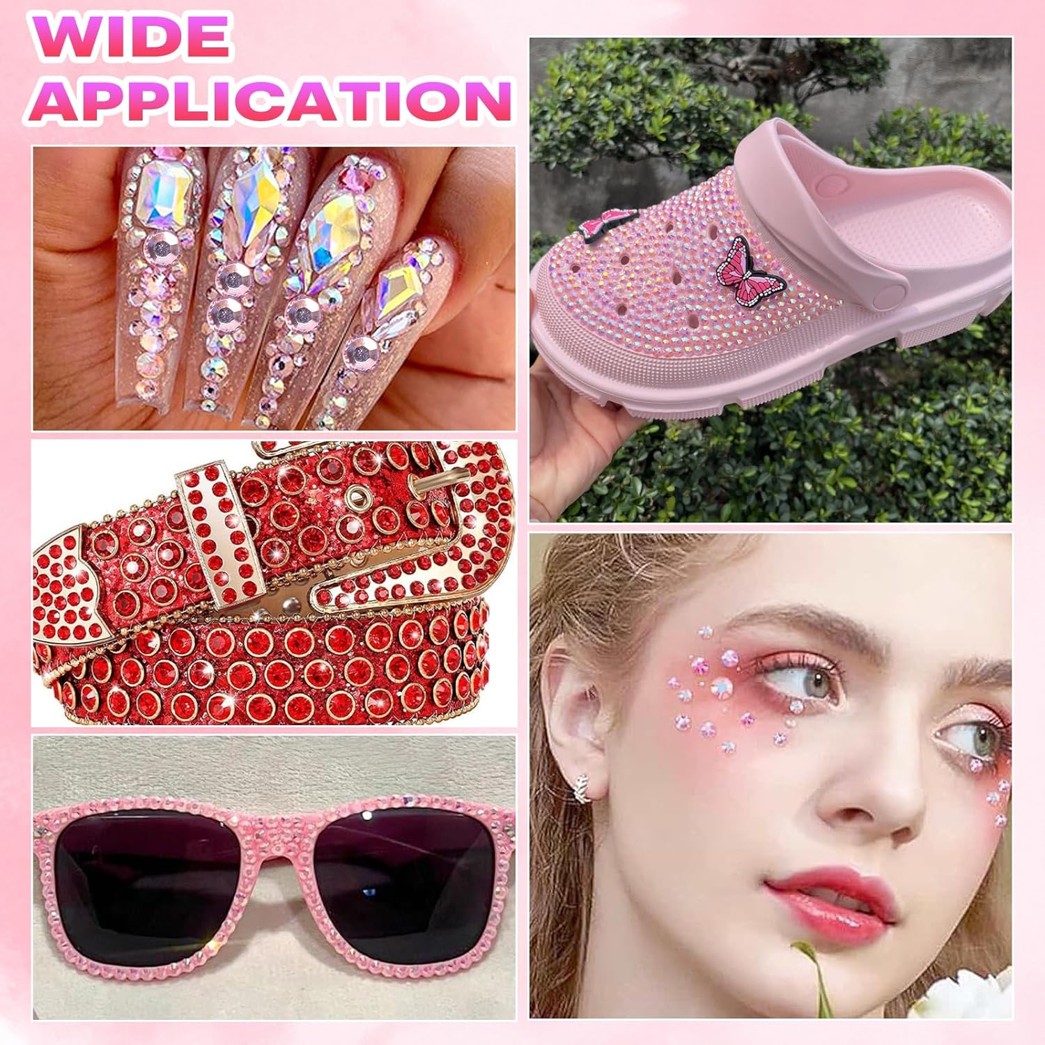 Strass de Resina Rosa Flatback - Resin Art Quantity avaliação e preço
