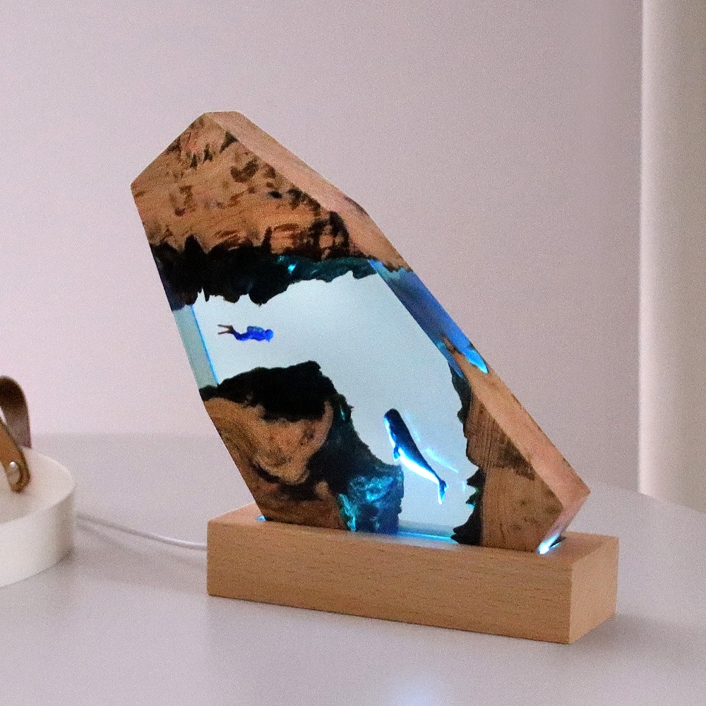 Nova Decoração de Mesa para Ca - Resin Art Gift For Wedding avaliação e preço