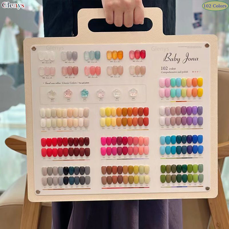Glenys 102 cores unha polonês  - Resin Art Learning avaliação e preço