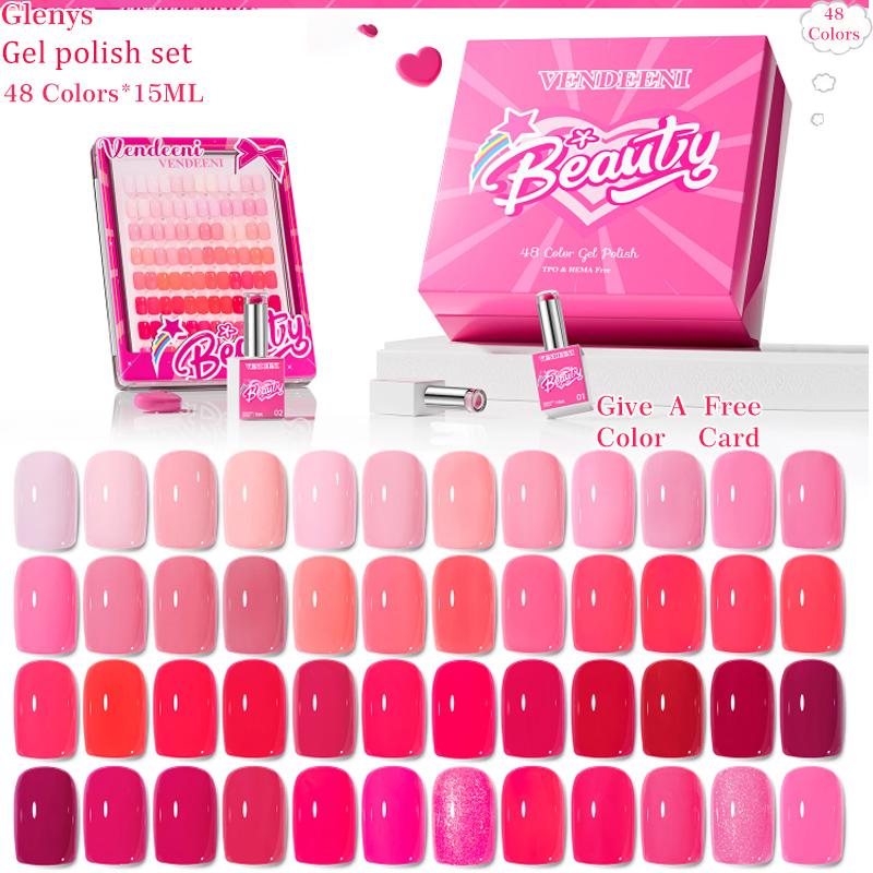 Esmalte em gel Glenys 48 cores - Resin Art Learning avaliação e preço
