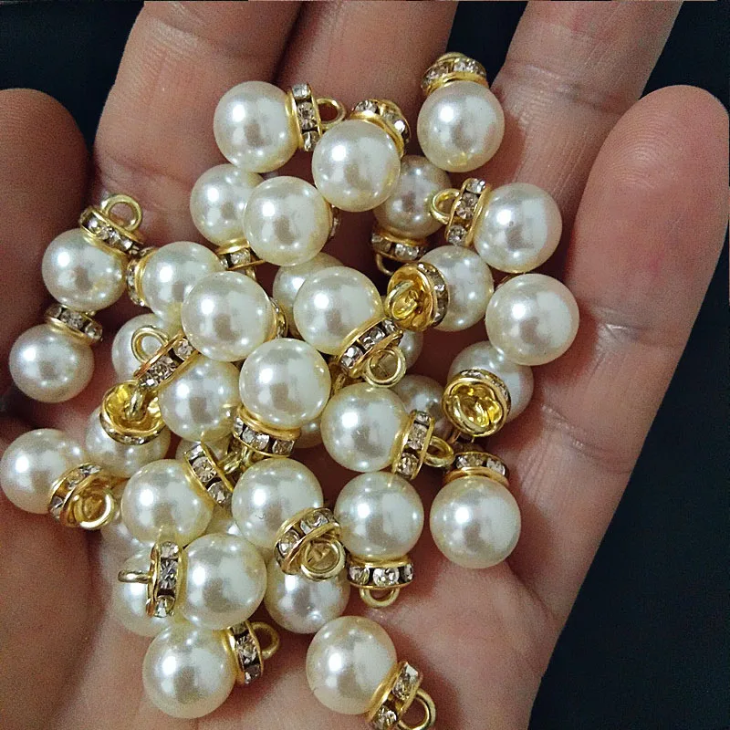 30 pçs redondo pérola diamante - Resin Art Gift For Wedding avaliação e preço