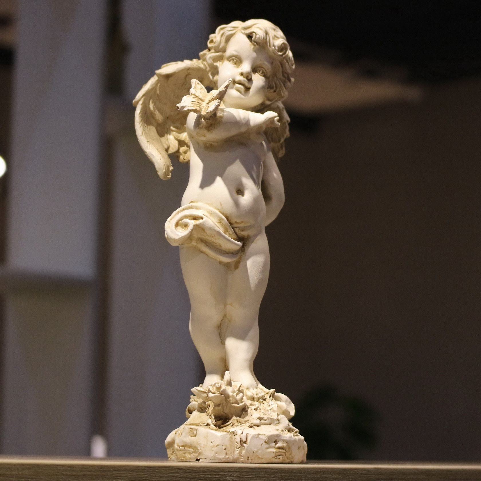 Estatueta de Anjo Retrô em Res - Resin Art Gift For Wedding avaliação e preço