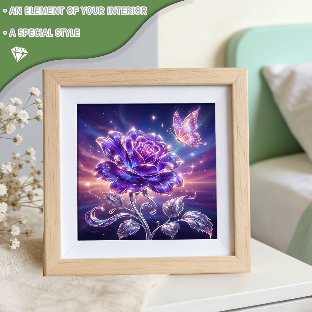 Pintura em Diamante Huacan com - Resin Art Rose avaliação e preço