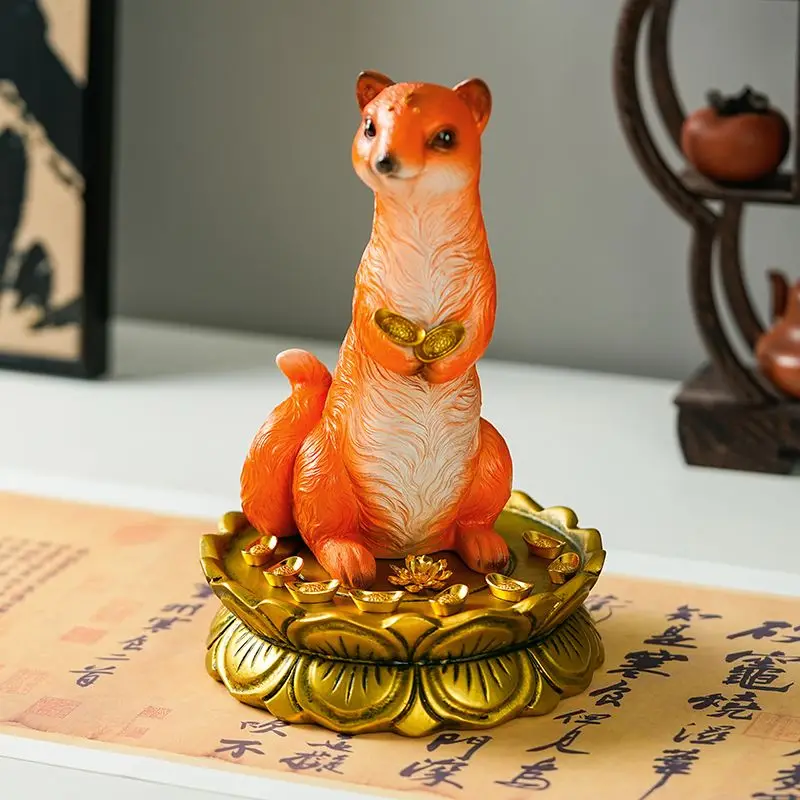 Wong tai sin ornamento doninha - Resin Art Table Top avaliação e preço