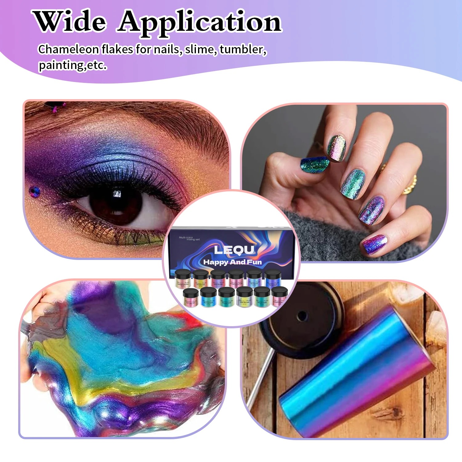 Conjunto de pigmento em pó cro - Glitter Powder Resin avaliação e preço