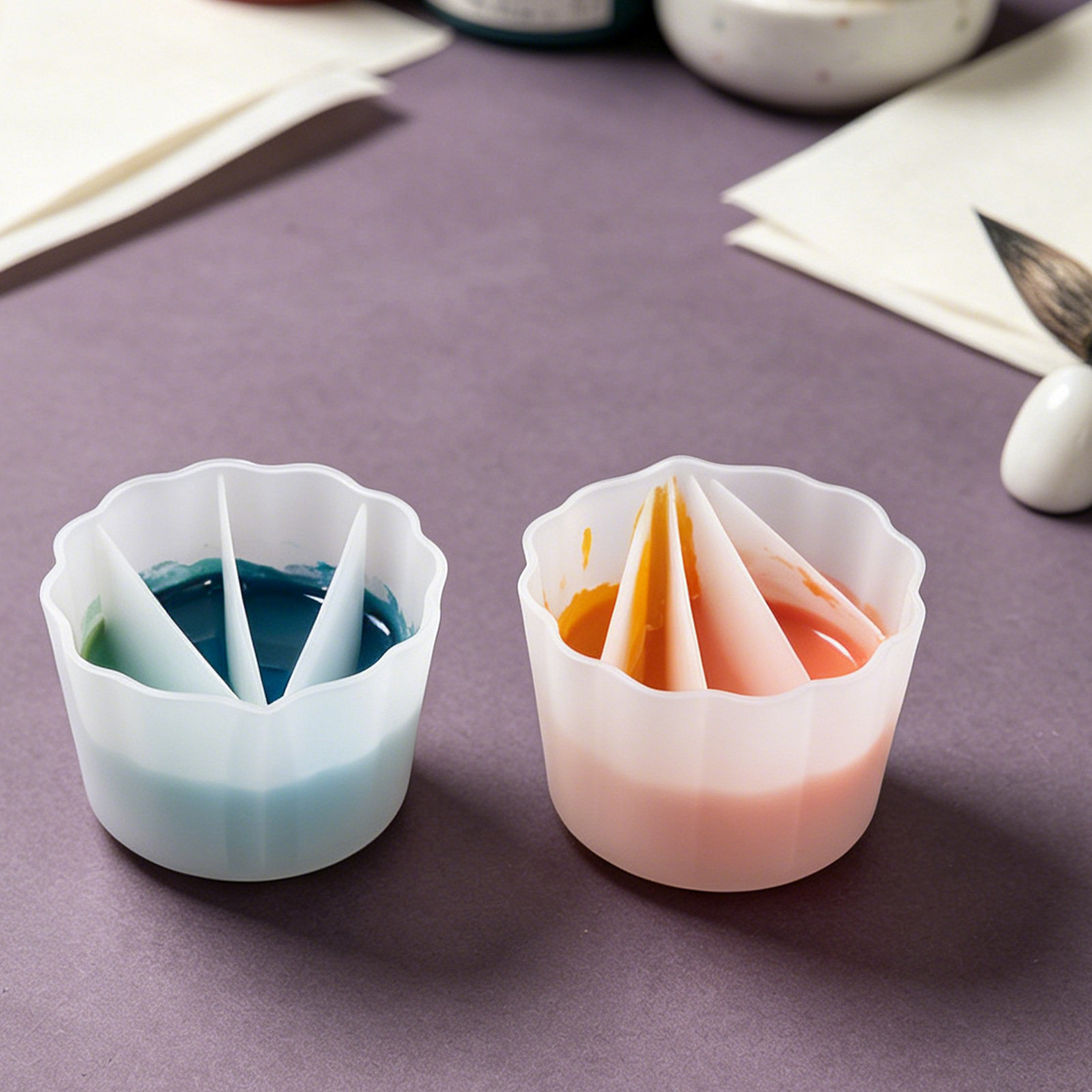 4 Peças Copos de Silicone Divi - Resin Art Pouring avaliação e preço