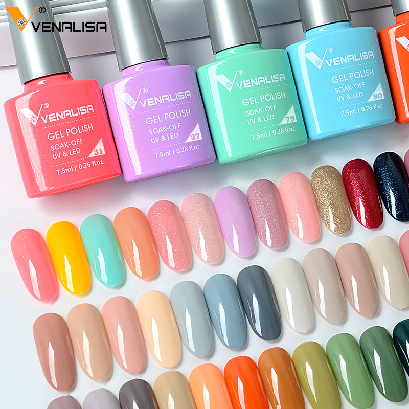 Venalisa 7.5ml gel unha polonê - Glitter Powder Resin avaliação e preço