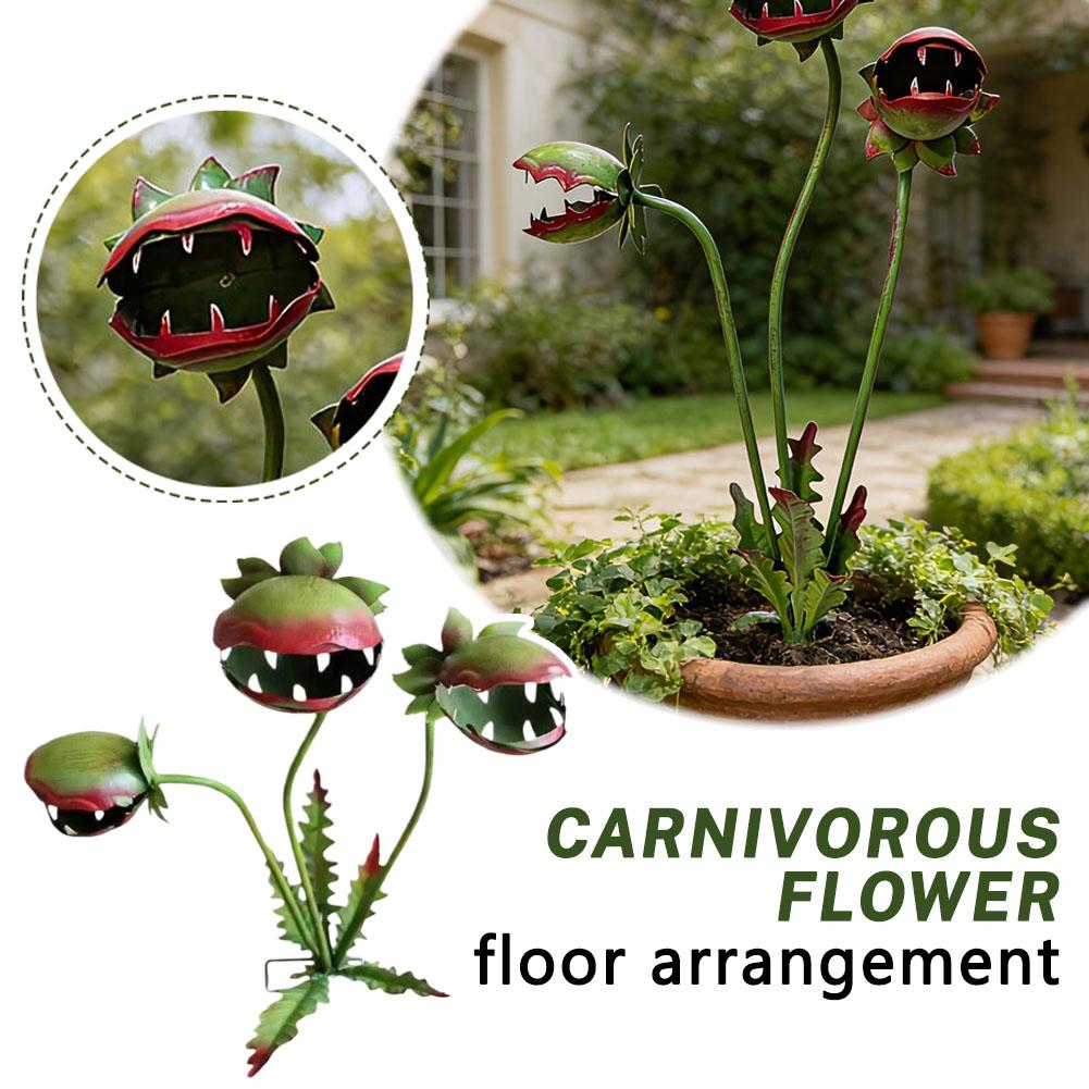 Estaca de Jardim Flor Carnívor - Resin Art Sculptures avaliação e preço