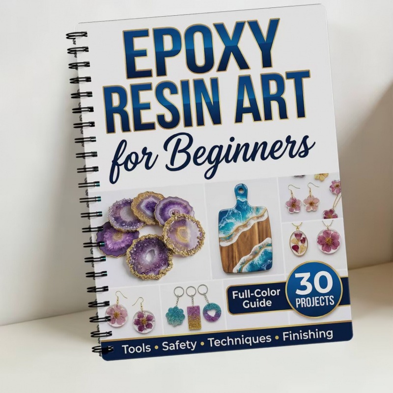 Manual de Arte com Resina Epóx - Resin Art Learning avaliação e preço