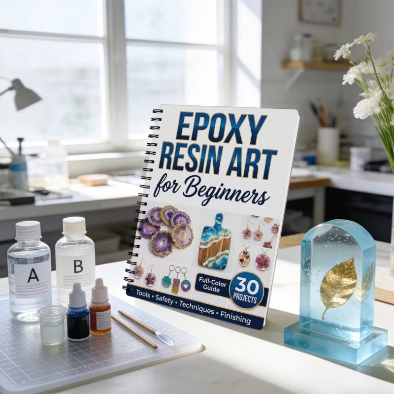 Manual de Arte com Resina Epóx - Resin Art Learning avaliação e preço