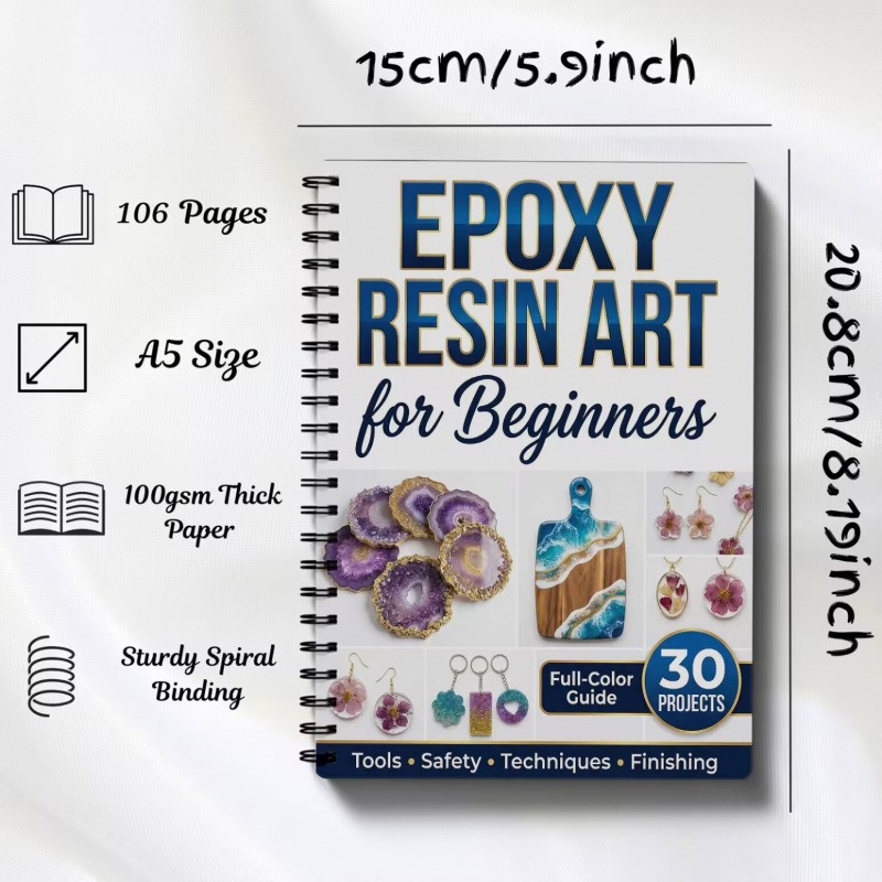 Manual de Arte com Resina Epóx - Resin Art Learning avaliação e preço