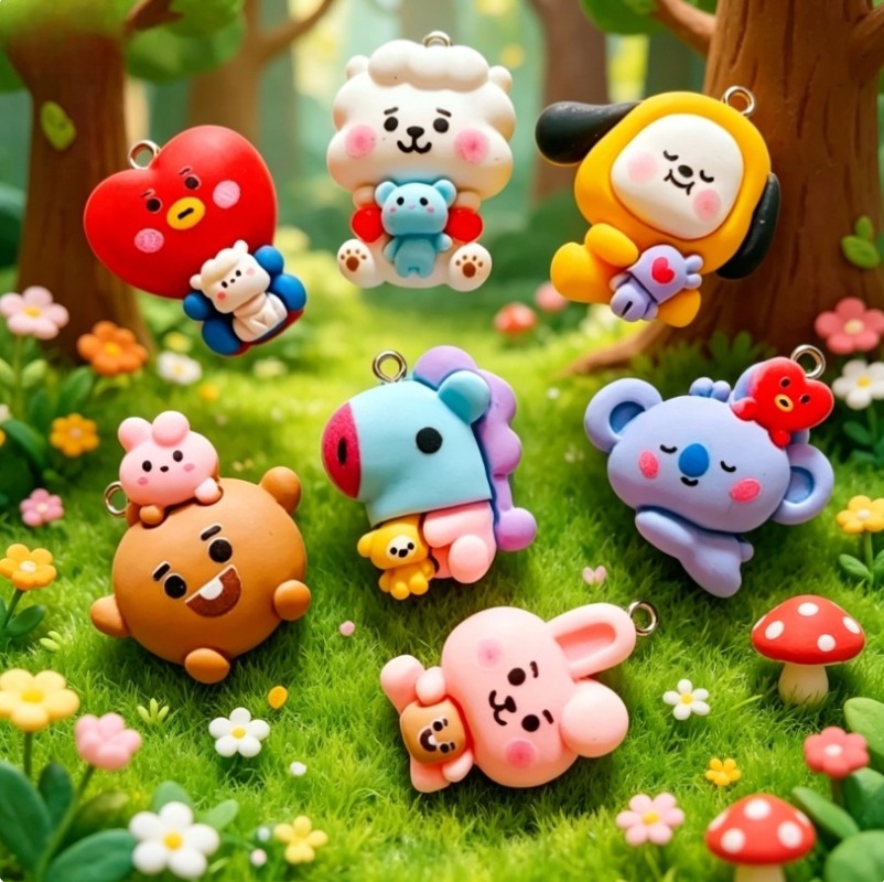 7 peças de pingentes de resina - Resin Art Materials avaliação e preço