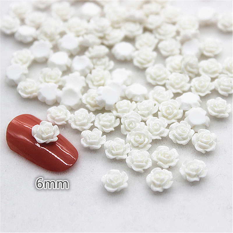 Mini Resina Rose Flor Flatback - Resin Art Rose avaliação e preço