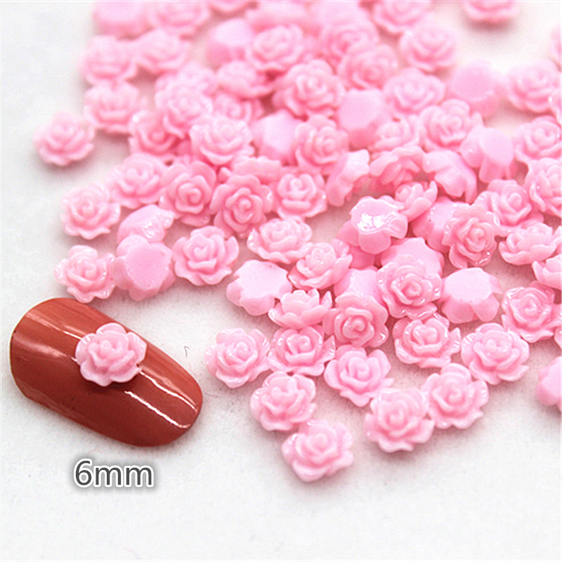 Mini Resina Rose Flor Flatback - Resin Art Rose avaliação e preço