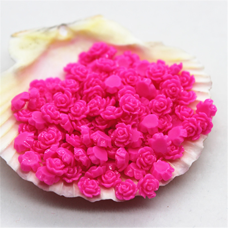 Mini Resina Rose Flor Flatback - Resin Art Rose avaliação e preço