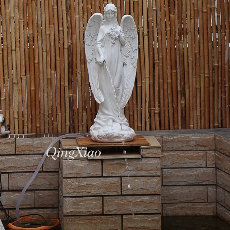 Escultura de anjo europeu com  - Resin Art Sculptures avaliação e preço
