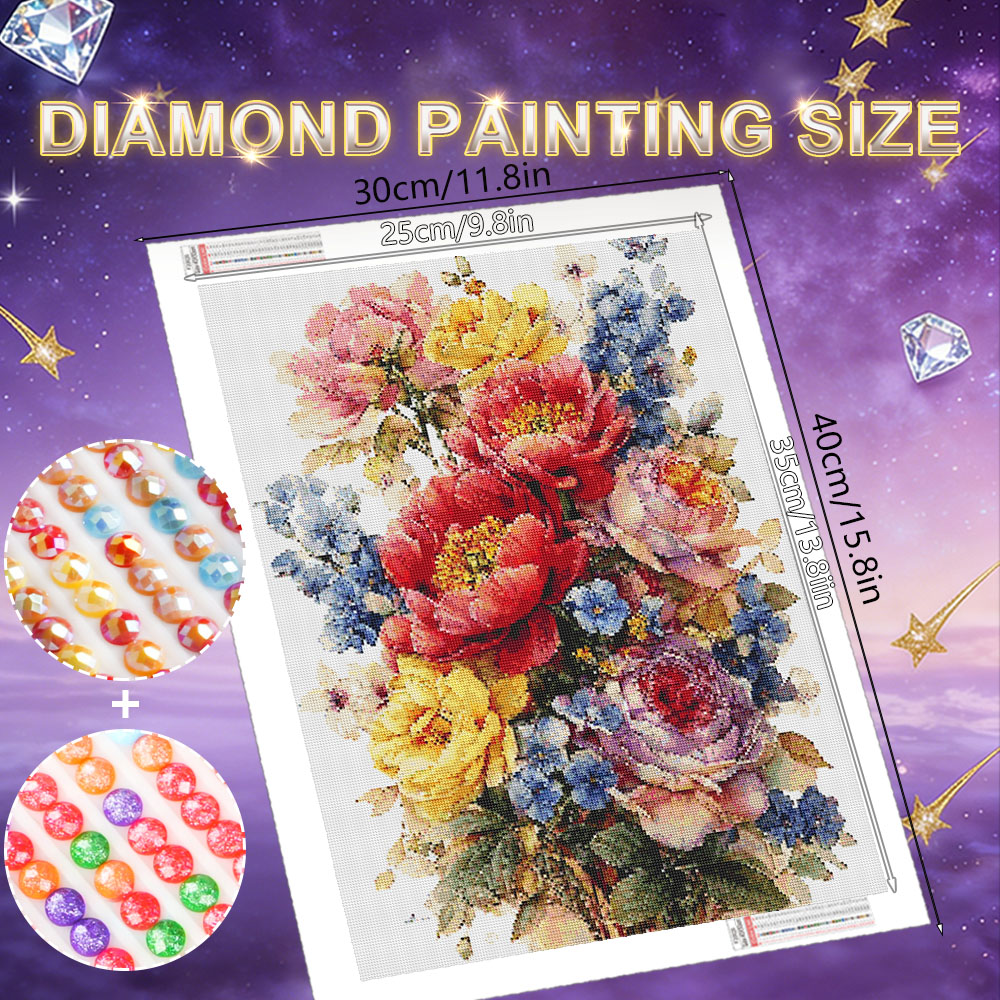 Kit de Pintura Diamante HUACAN - Resin Art Rose avaliação e preço