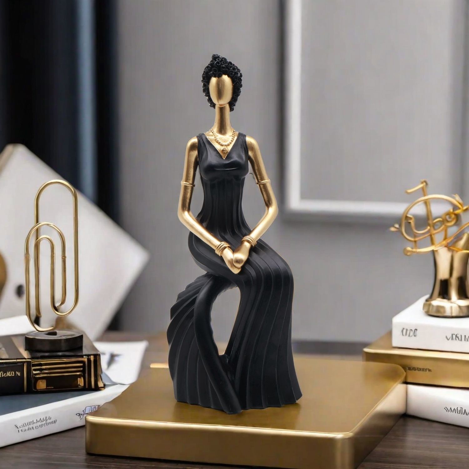 Escultura de resina decorativa - Resin Art Gift For Wedding avaliação e preço