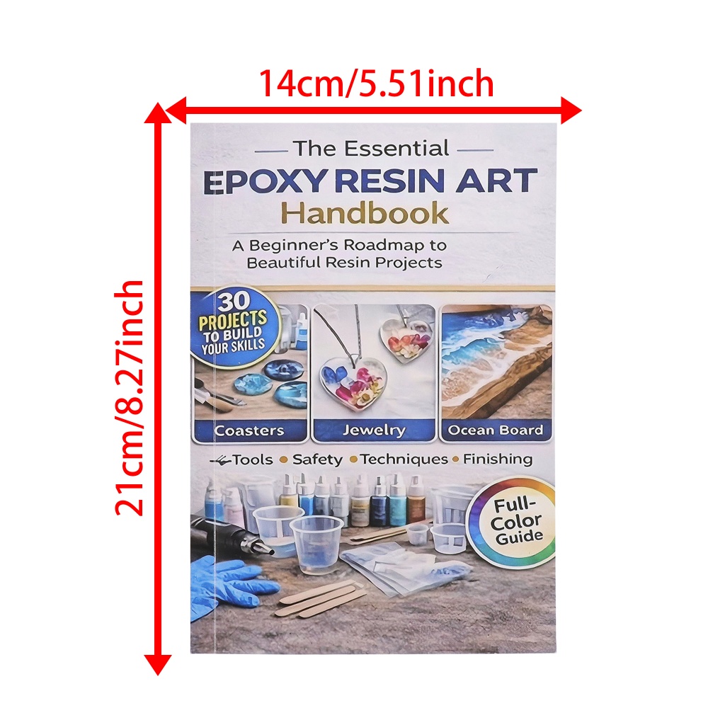 Livro de Artesanato com Resina - Resin Art Learning avaliação e preço