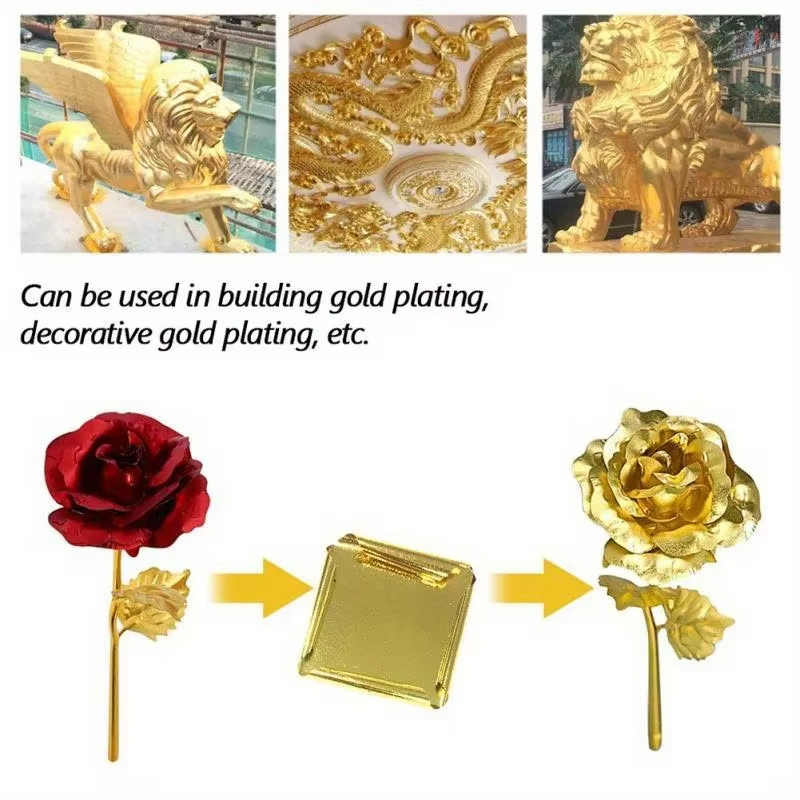 100 Folhas de Imitação de Ouro - Resin Art Gift For Wedding avaliação e preço