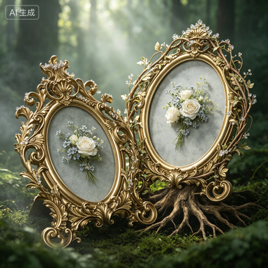Porta-Retrato Oval Retrô Doura - Resin Art Gift For Wedding avaliação e preço