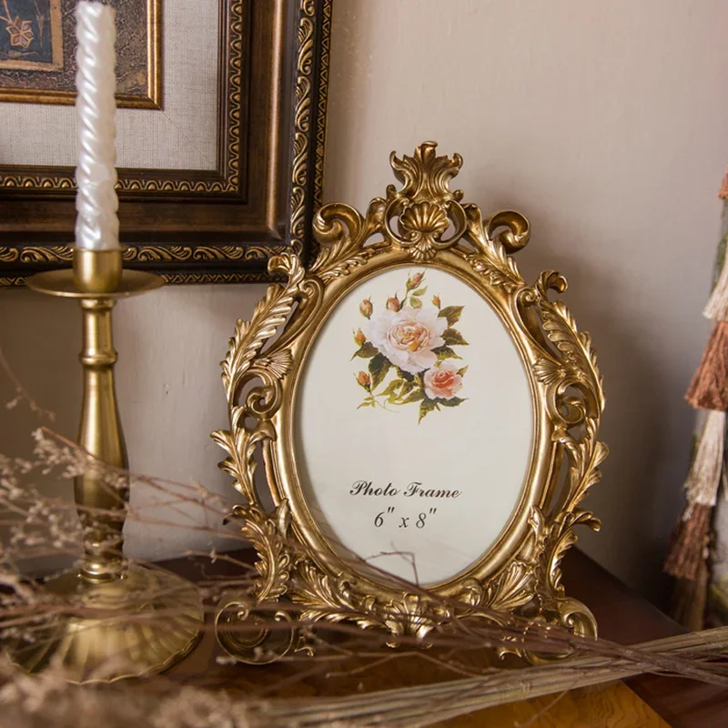 Porta-Retrato Oval Retrô Doura - Resin Art Gift For Wedding avaliação e preço