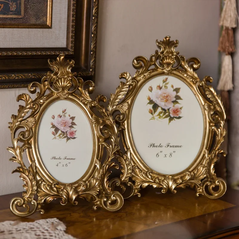 Porta-Retrato Oval Retrô Doura - Resin Art Gift For Wedding avaliação e preço