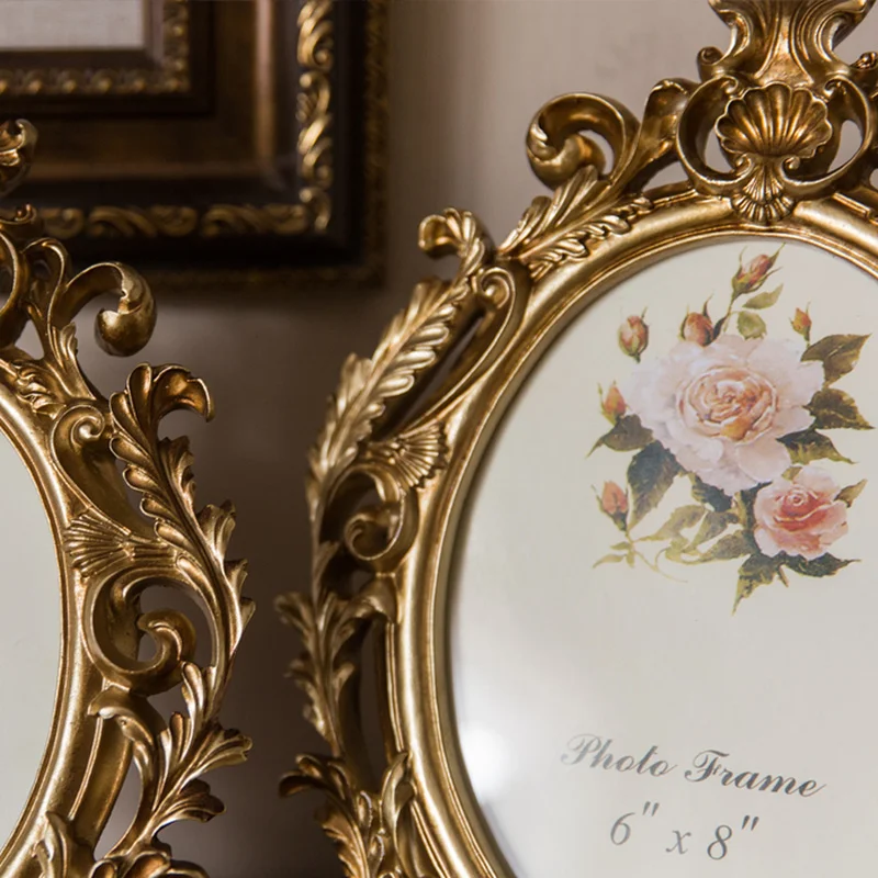 Porta-Retrato Oval Retrô Doura - Resin Art Gift For Wedding avaliação e preço