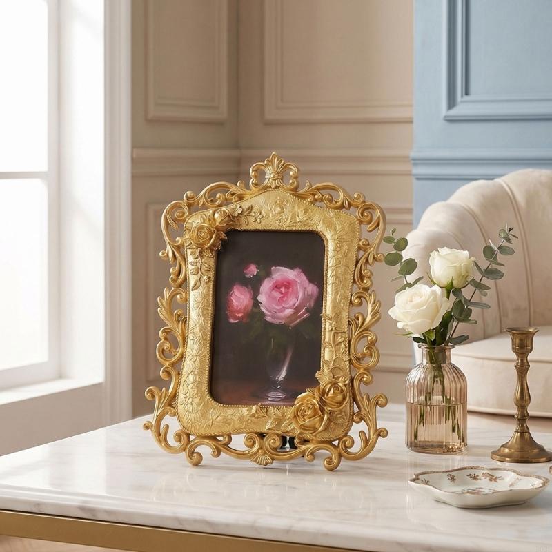 Moldura retrô, mini moldura or - Resin Art Table Top avaliação e preço