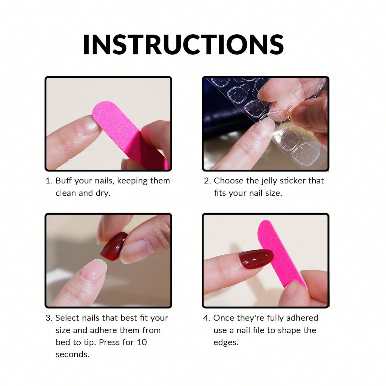 10 peças de unhas postiças cur - Glitter Powder Resin avaliação e preço