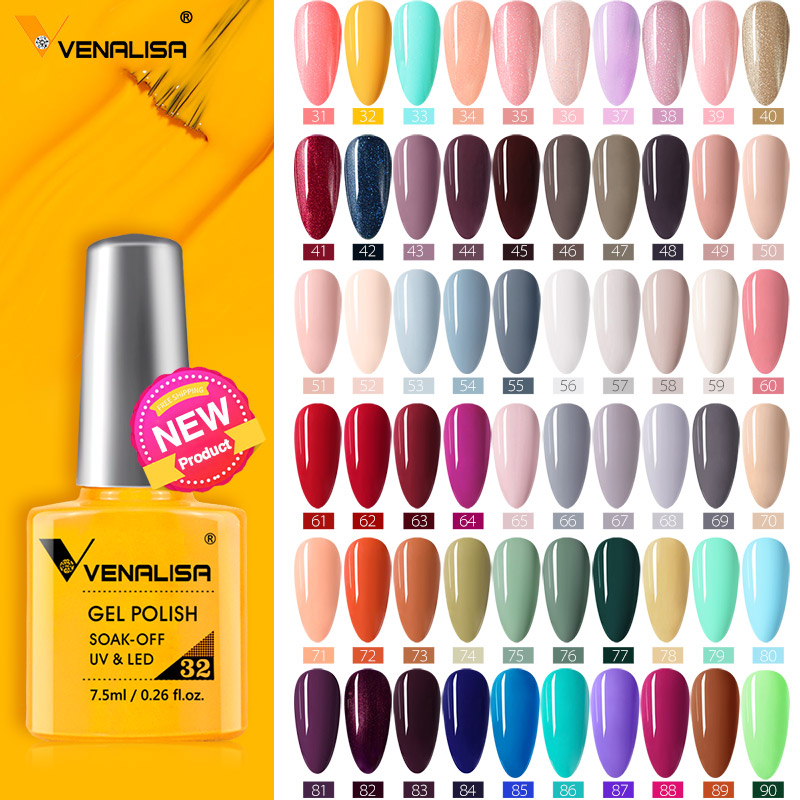 Venalisa 7.5ml unha gel polonê - Glitter Powder Resin avaliação e preço