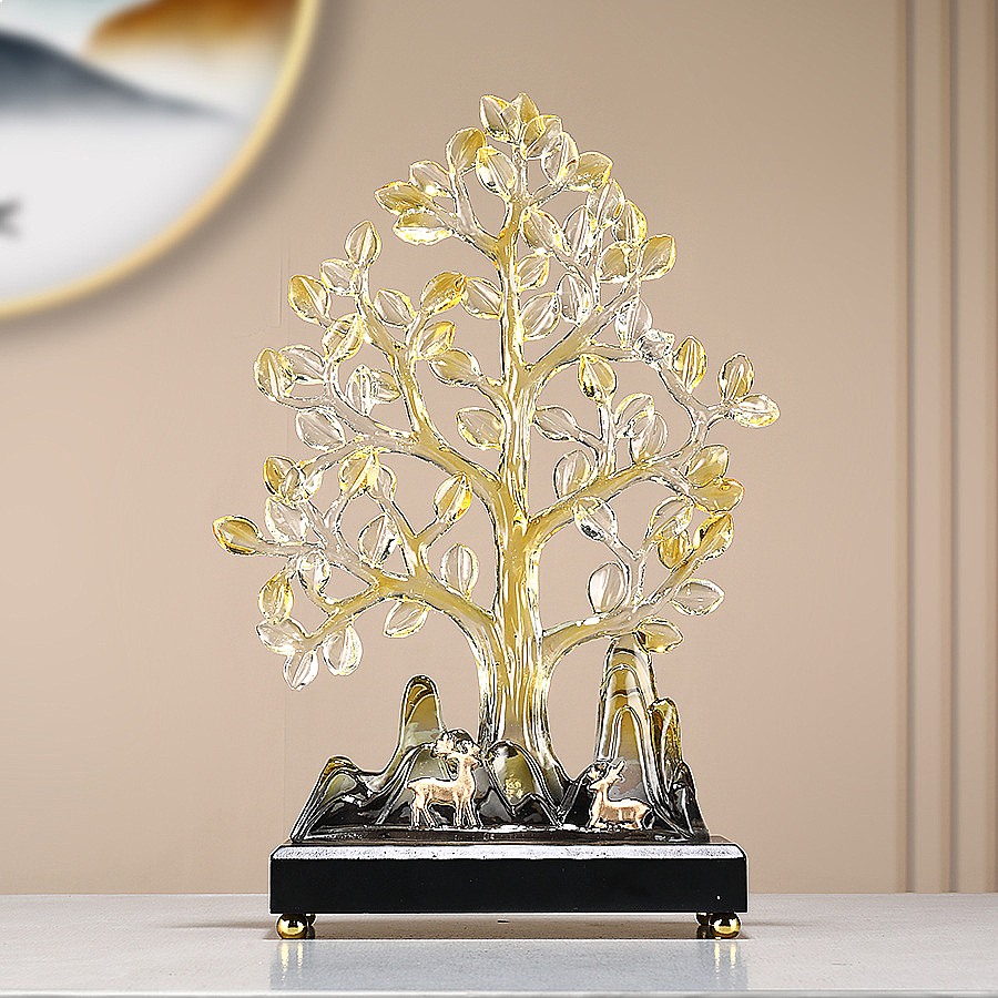 Escultura de Resina de Ginkgo  - Resin Art Sculptures avaliação e preço