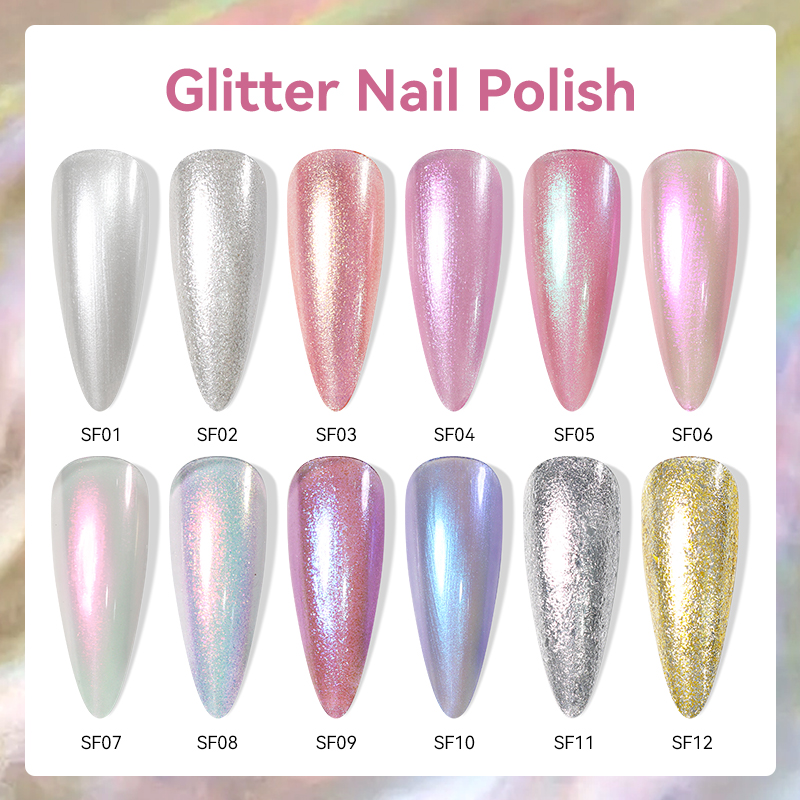 LILYCUTE 7ml 12 cores glitter  - Glitter Powder Resin avaliação e preço
